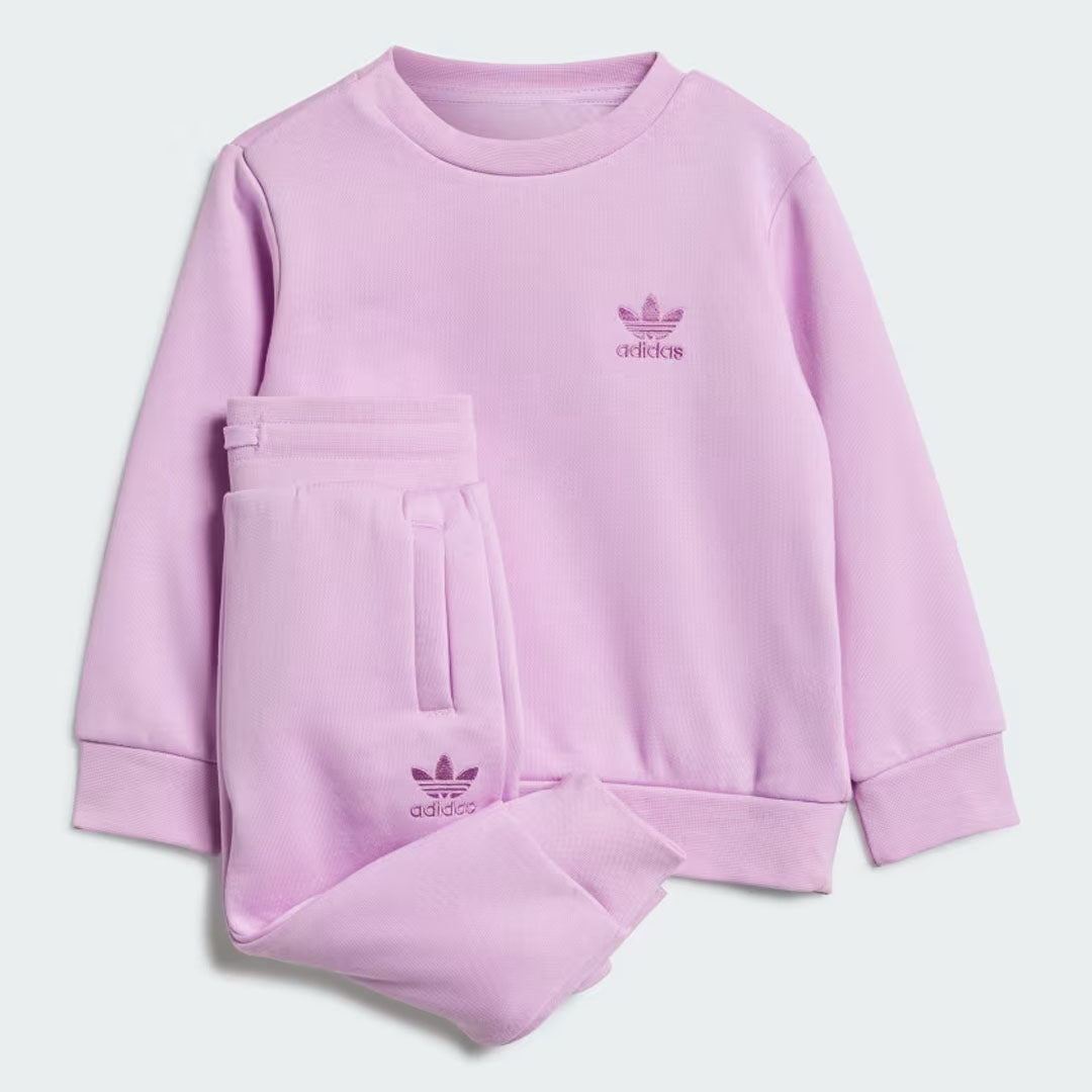 Adicolor Crew Set Bliss Lilac Tim Gerry s Kids Boutique