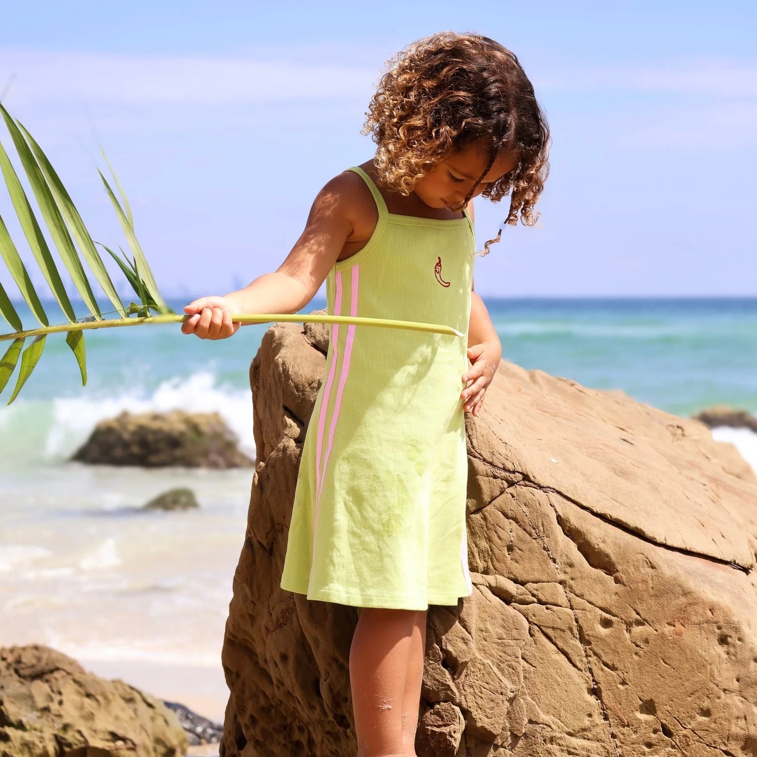 Sofia Sundress - Matcha – Tim & Gerry's Kids Boutique