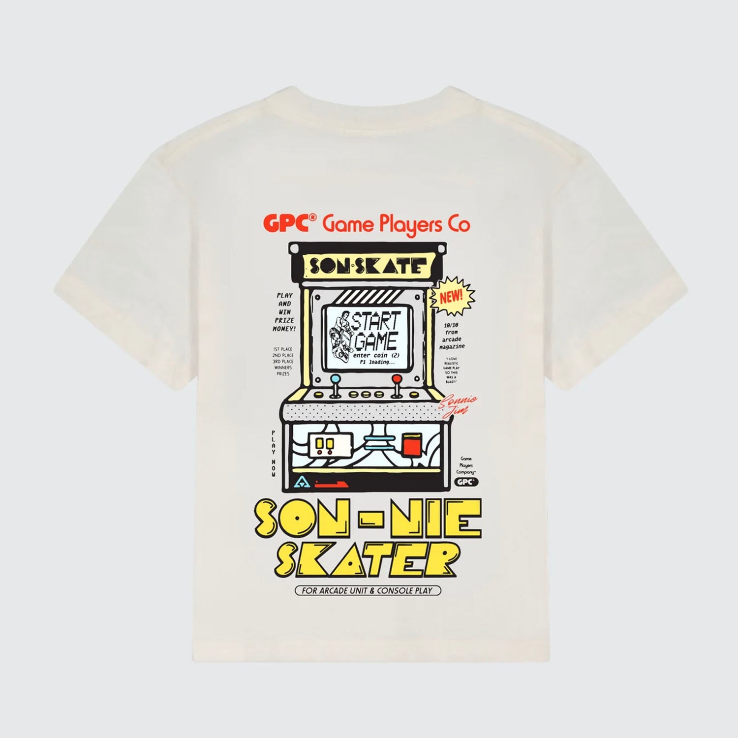 Arcade Tee - Off White | Tim & Gerry's Kids Boutique – Tim & Gerry's ...