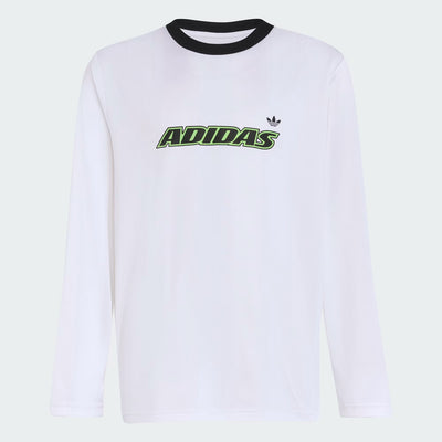 Longsleeve Kids Tee - White / Black