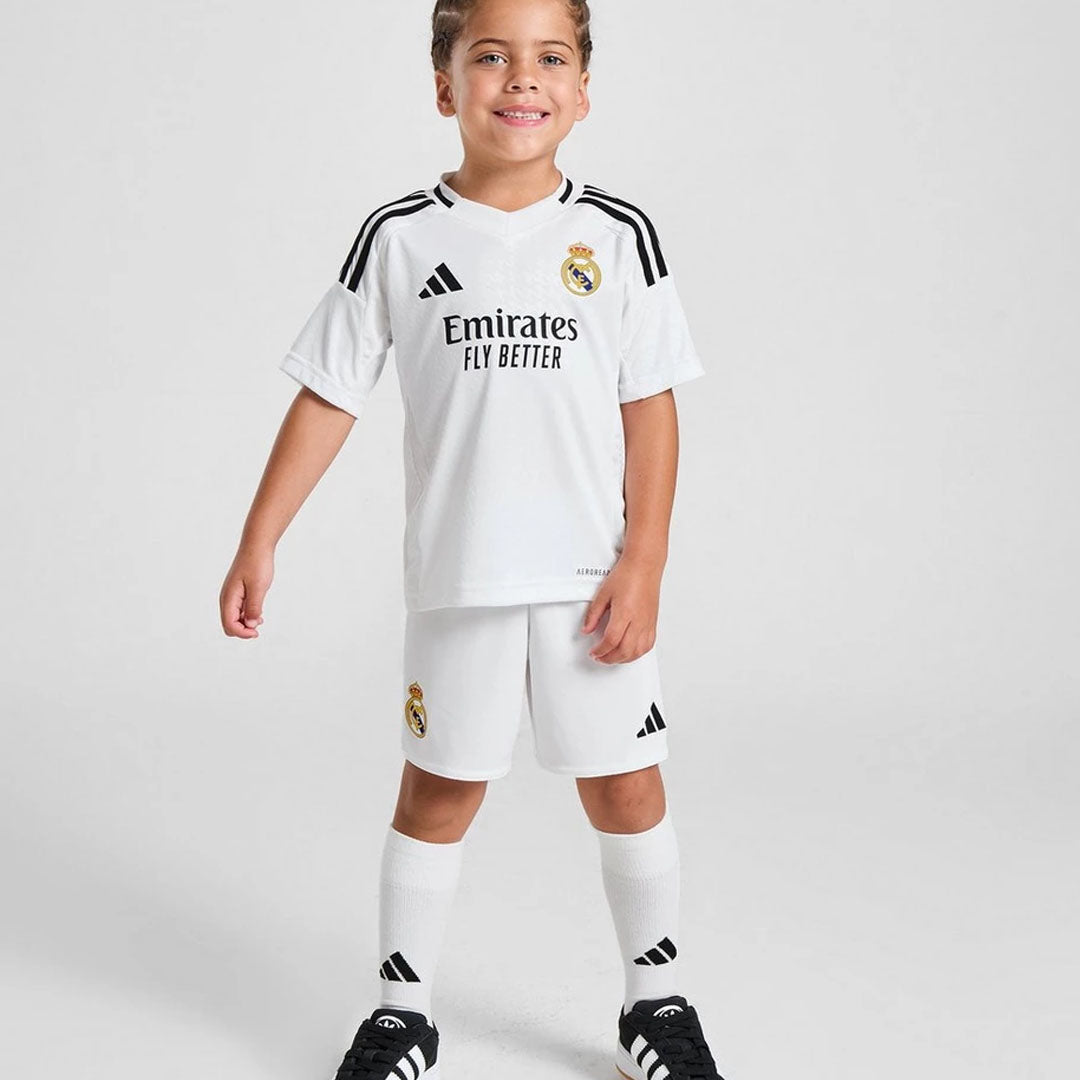 adidas Real Madrid 24/25 Home Mini Kit - White