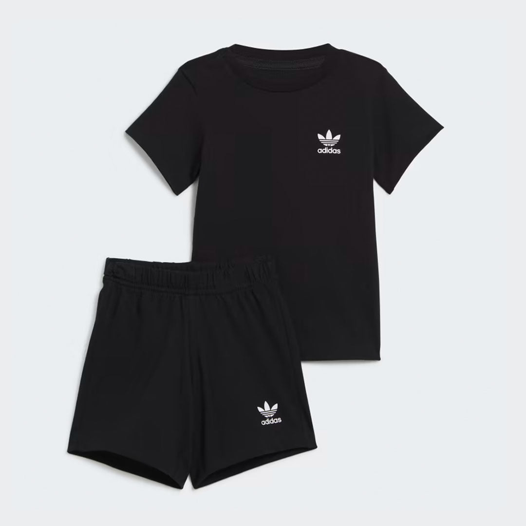 Toddler Shorts & Tee Set - Black