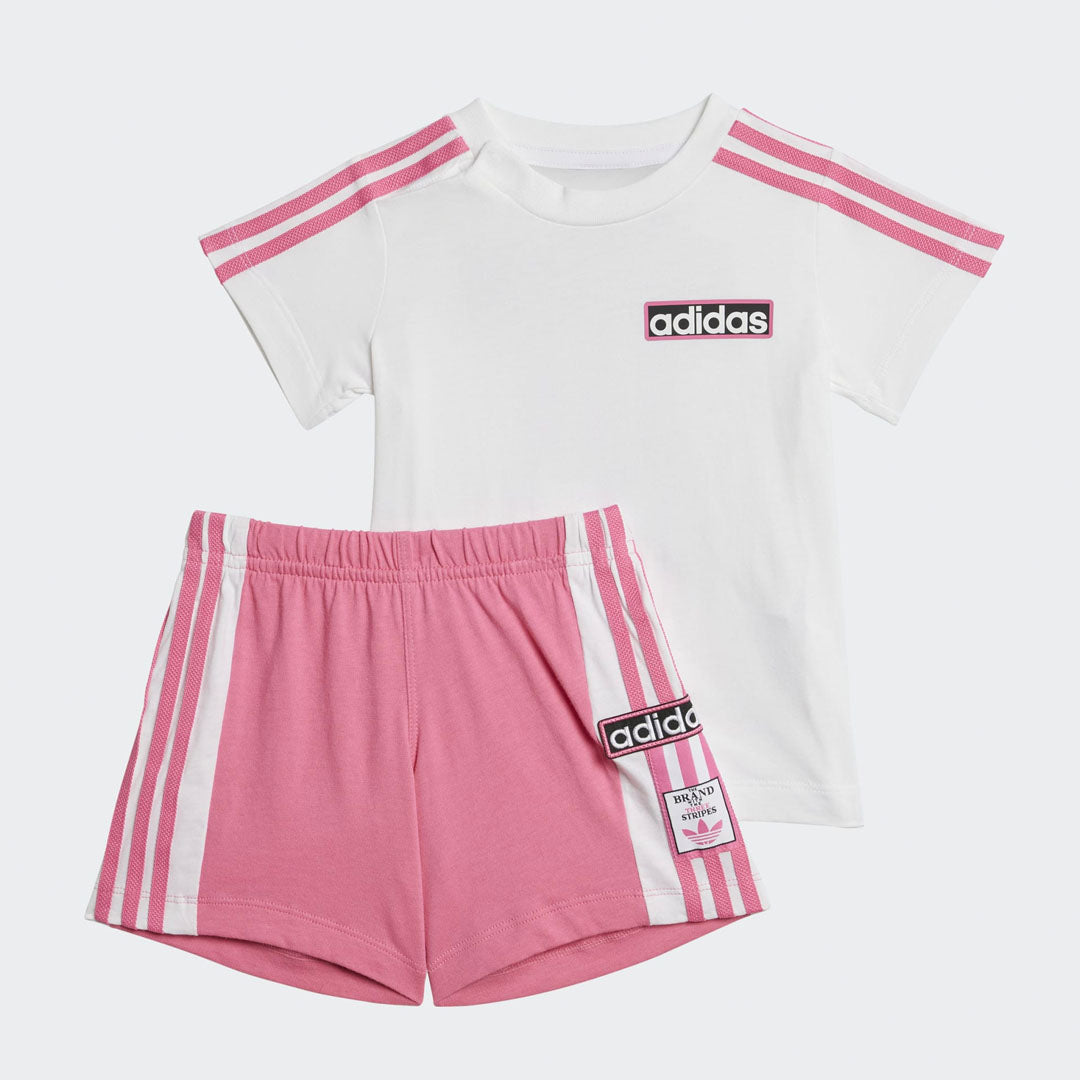 Toddler Shorts & Tee Set - Pink Fuchsia