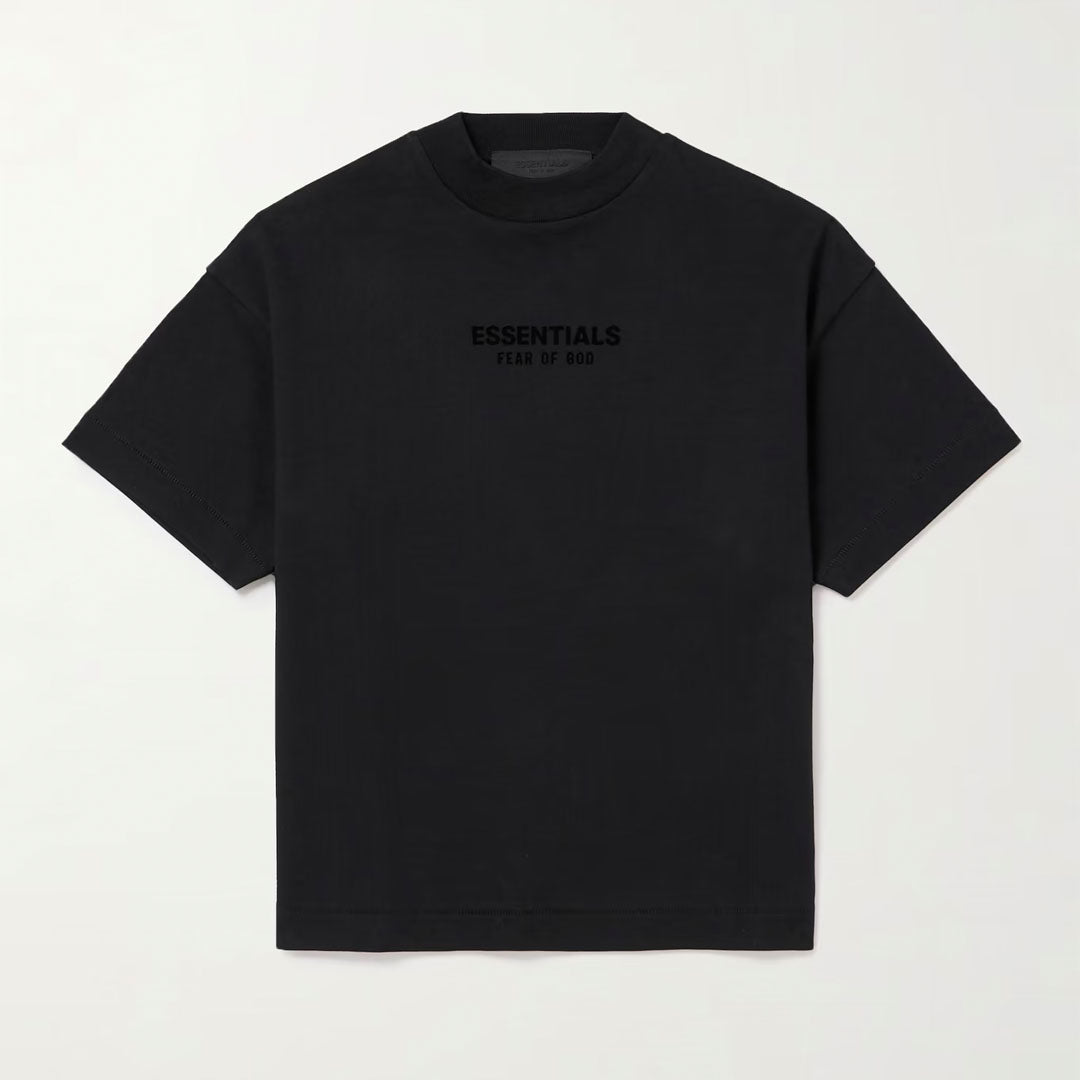 Essentials Fear Of God Logo T-Shirt - Black