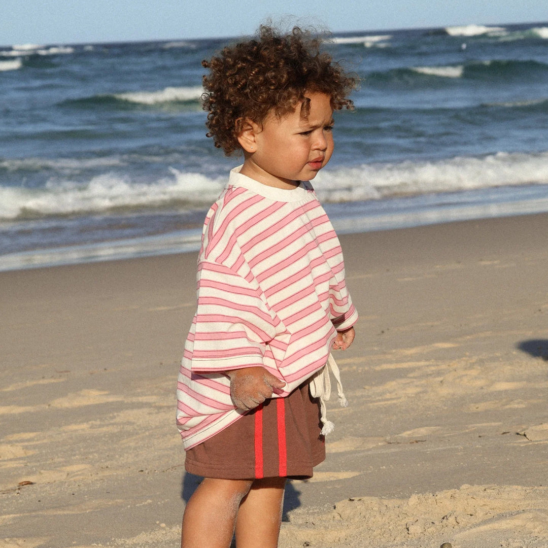 Stripe Cotton Tee - Blush | Tim & Gerry's Kids Boutique – Tim & Gerry's ...