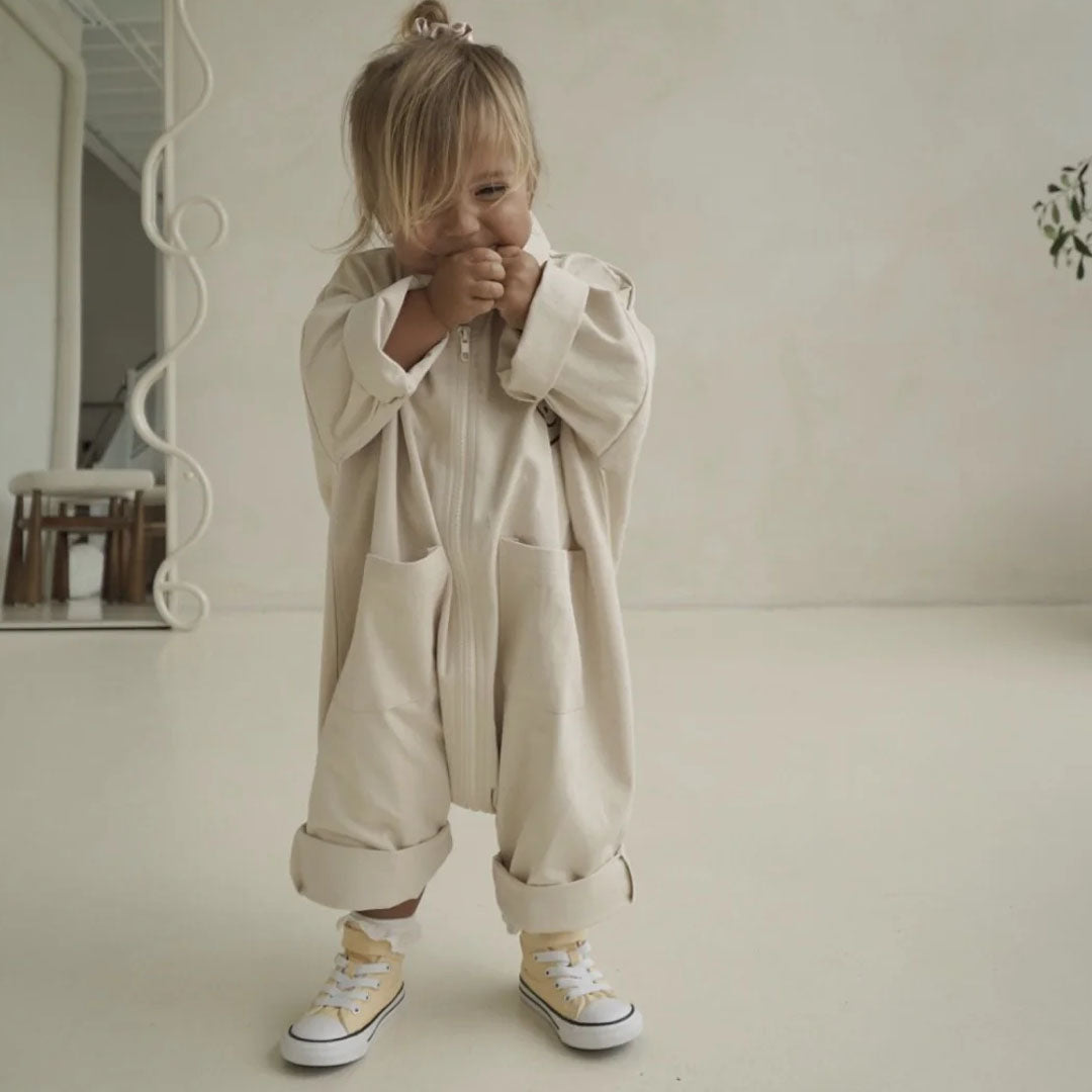 PRE-ORDER I Love My Mummy Boiler Suit - Cream