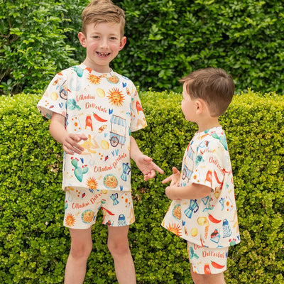 Aqua Boys Swimsuit Set - Multi Print