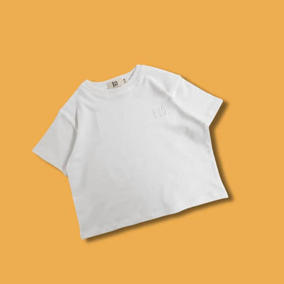 Boxy Tee - White