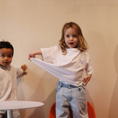 Boxy Tee - White