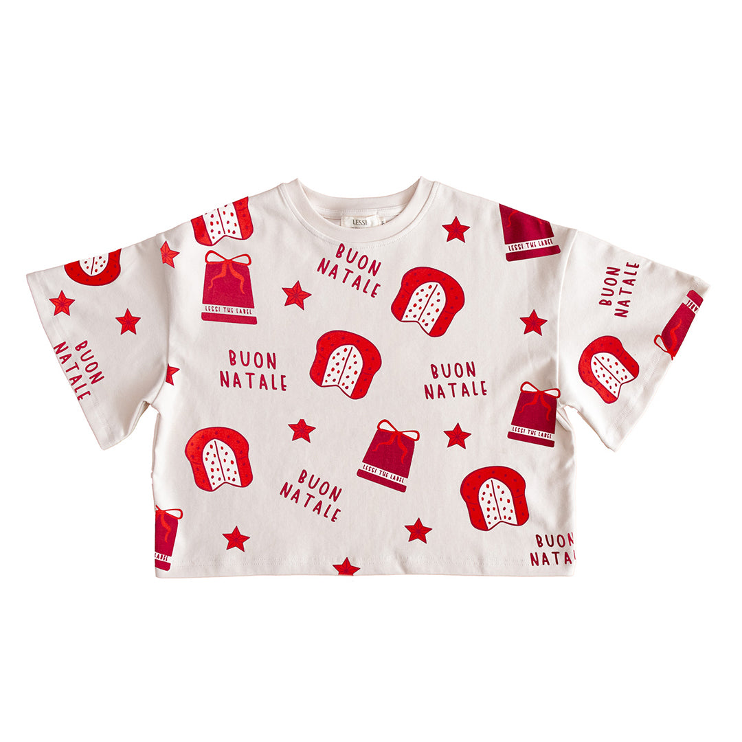Kids Buon Natale Set - Panettone Print