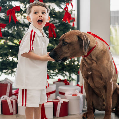 Cristiano Set - White / Red