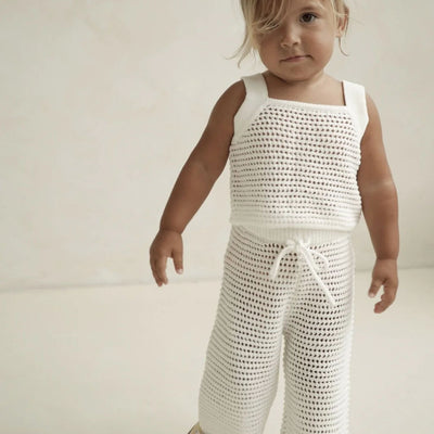 Koa Crotchet Set - White