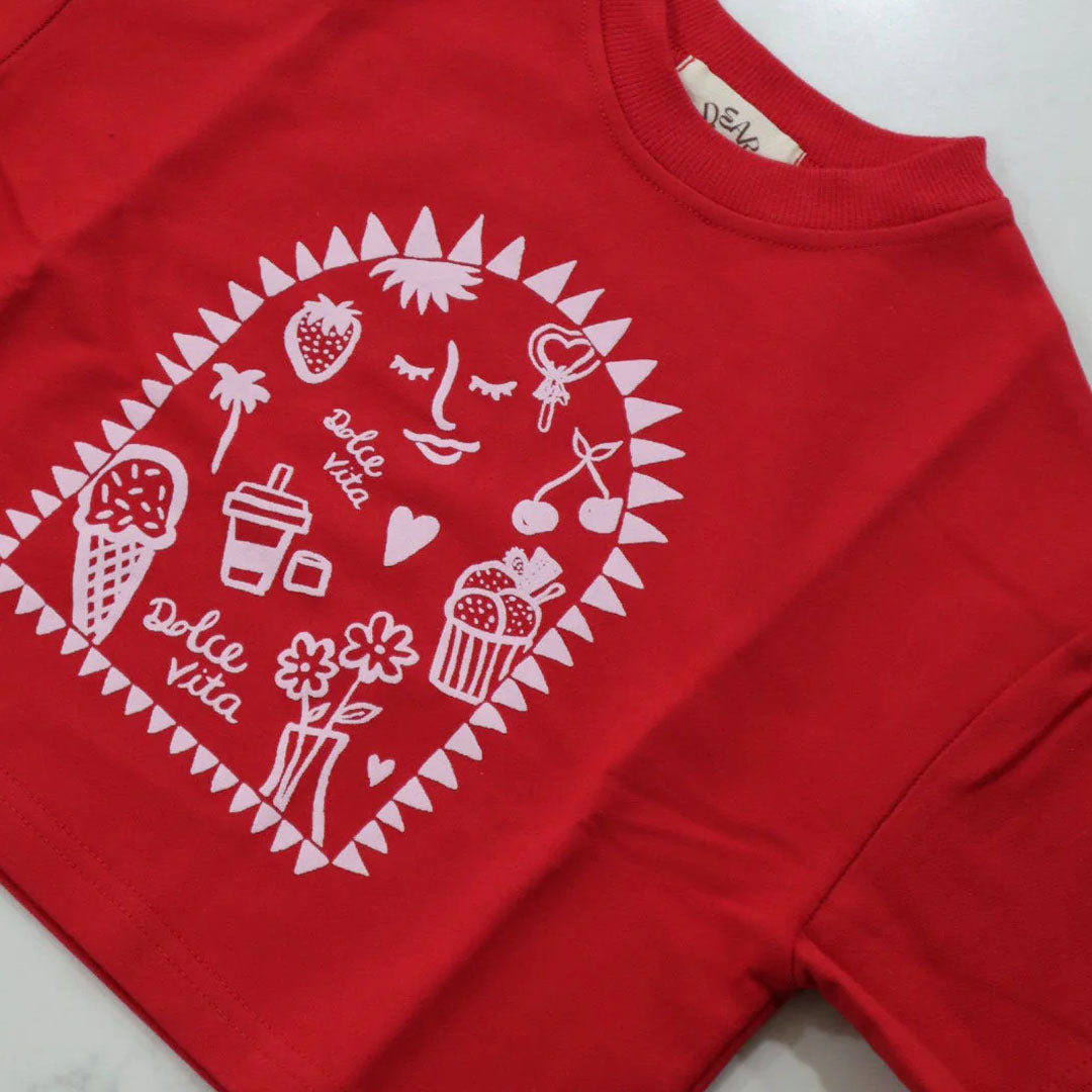 Dolce Vita Tee - Red