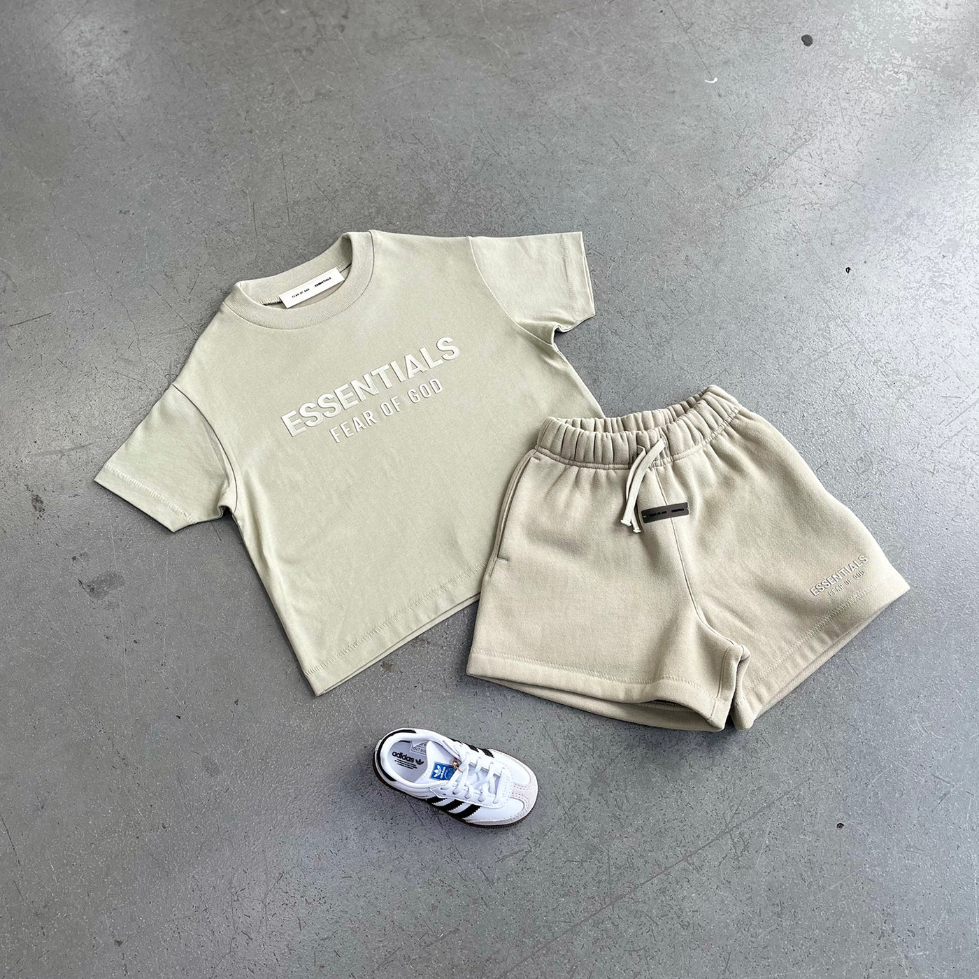 Essentials Fear Of God Short & Tee Set - Abby Stone
