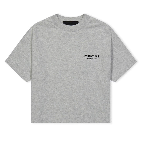 ★人気【Fear of God】ESSENTIALS Jersey Crewneck Tee★ Jersey Crewneck Tee - Military | ESSENTIALS | Fear of God