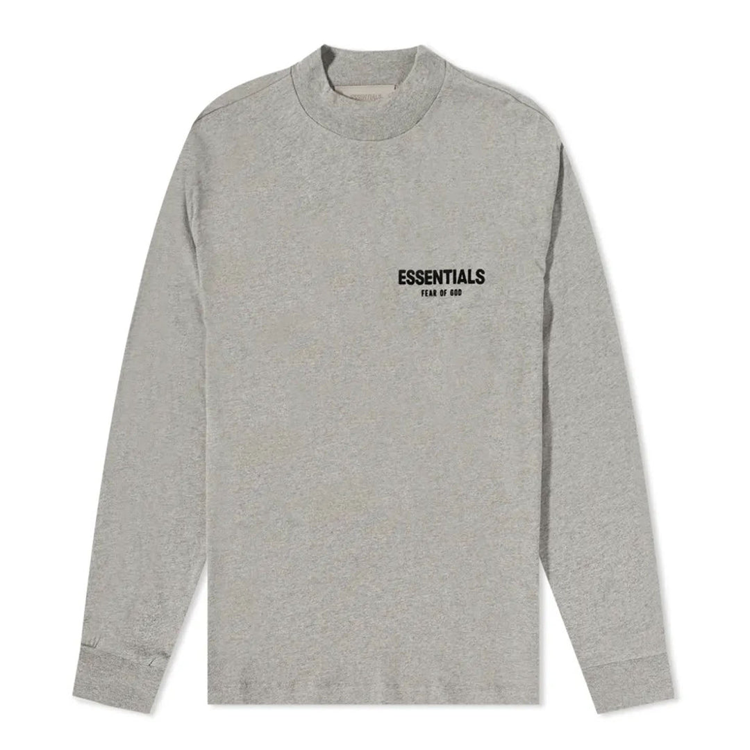 Essentials Fear Of God Long Sleeve T-Shirt - Dark Oatmeal – Tim
