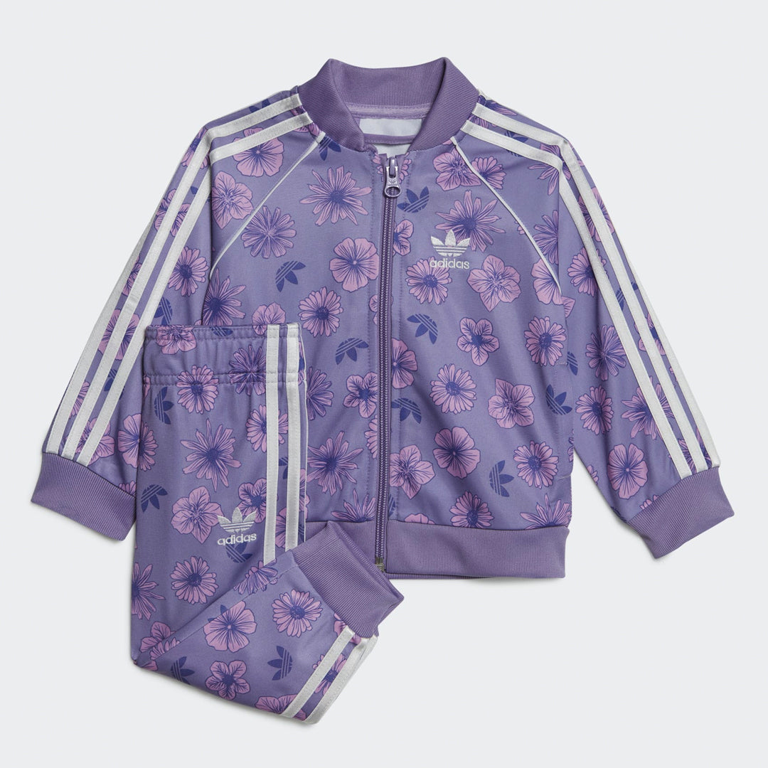 Toddler SST Tracksuit - Floral Purple
