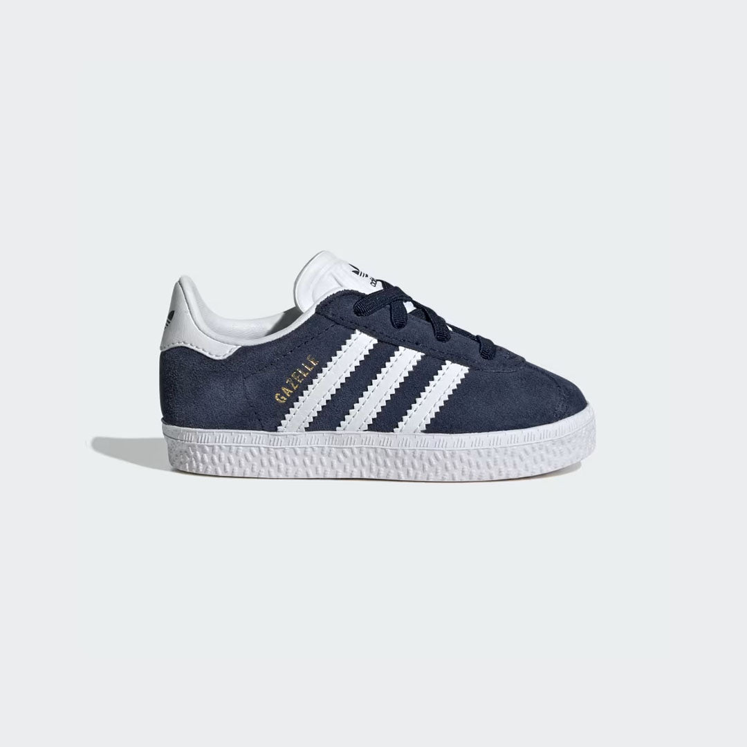 Toddler Gazelle Comfort Closure Elastic Lace - Navy / White