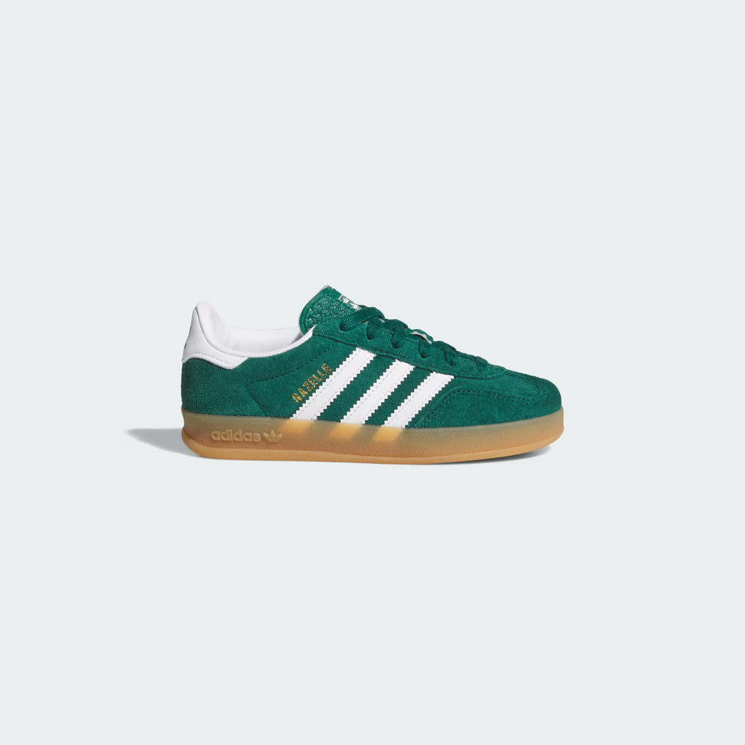Youth Gazelle Indoor - Collegiate Green / Cloud White / Gum