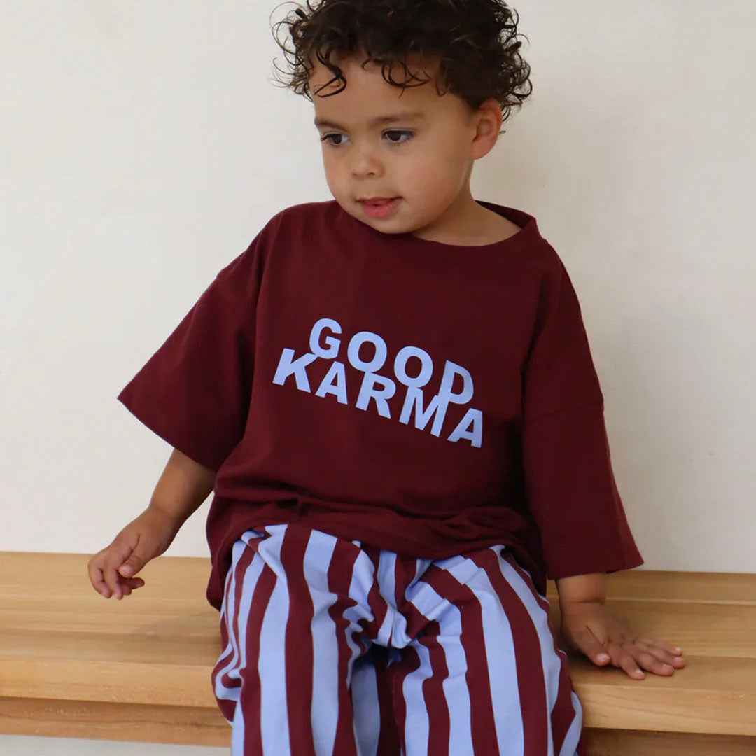 Good Karma Tee - Burgundy