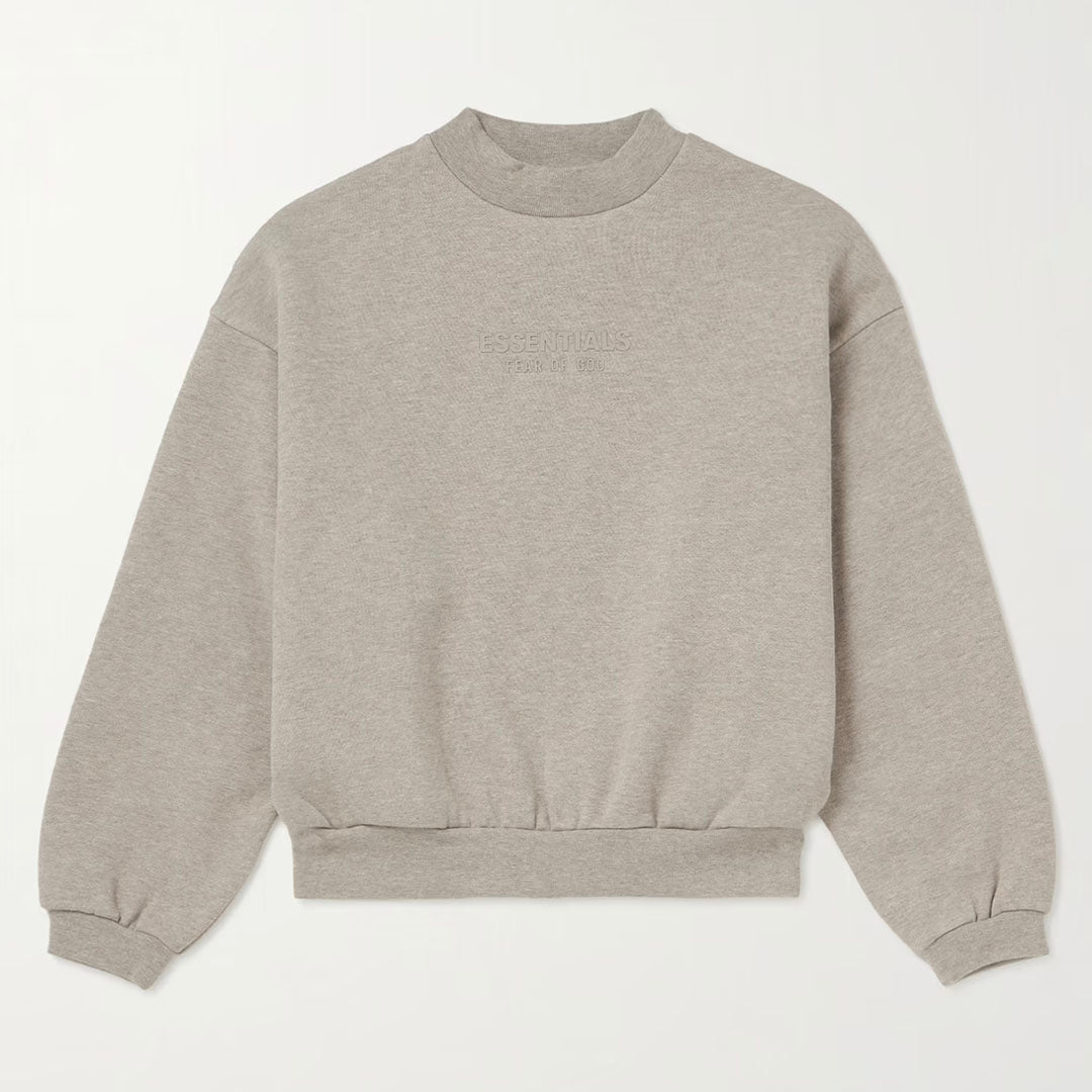 Essentials Fear Of God Kids Jersey Sweatshirt - Gray