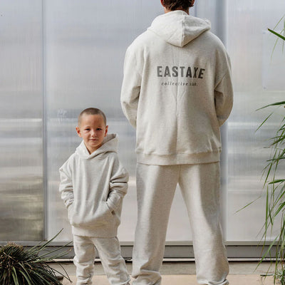 Kids Hoodie - Grey Marle