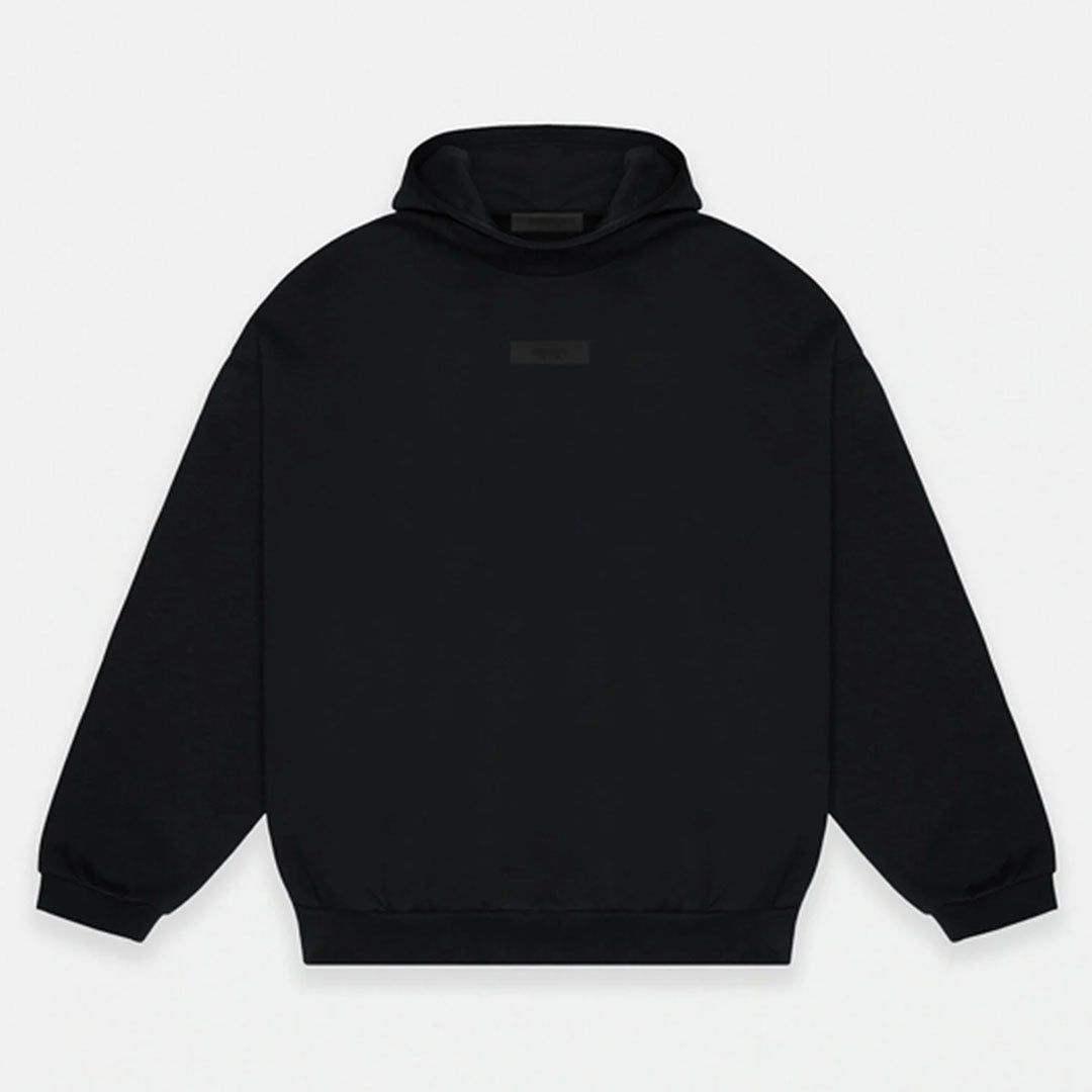 Essentials Fear Of God Hoodie - Jet Black