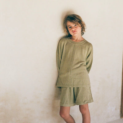 Lightweight Knit Tee - Moss