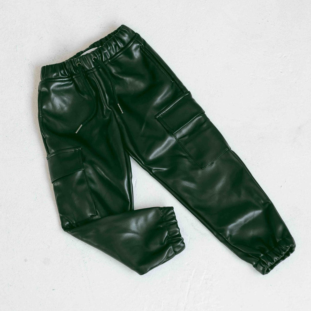 Gia PU Pants - Black