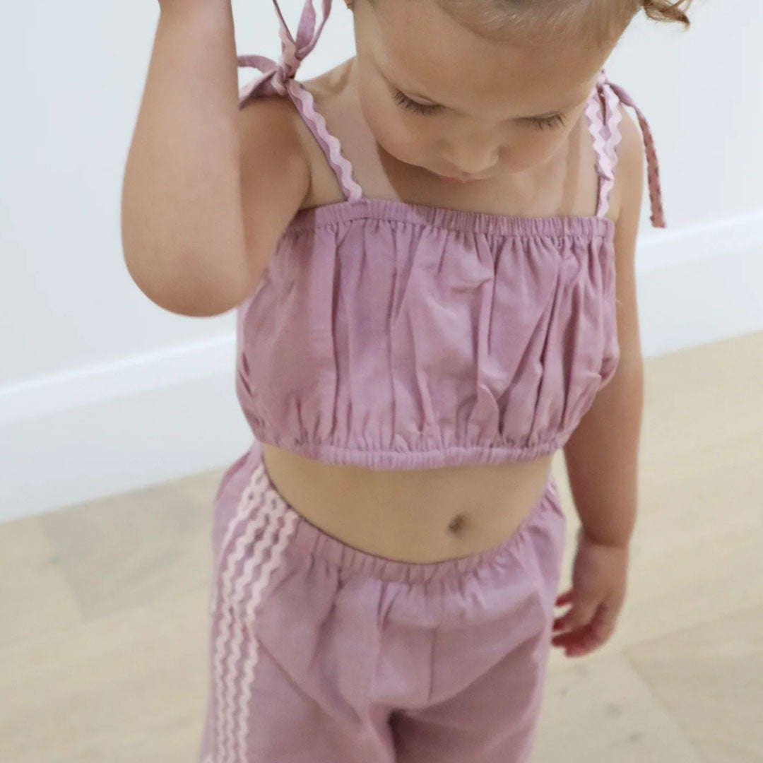 Ric-Rac Crop - Lilac – Tim & Gerry's Kids Boutique