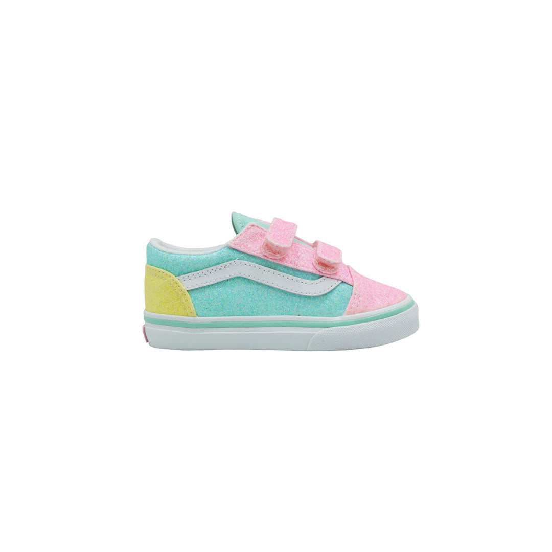 Old Skool Velcro Pastel Glitter Toddler - Pastel Glitter / Pastel Multi