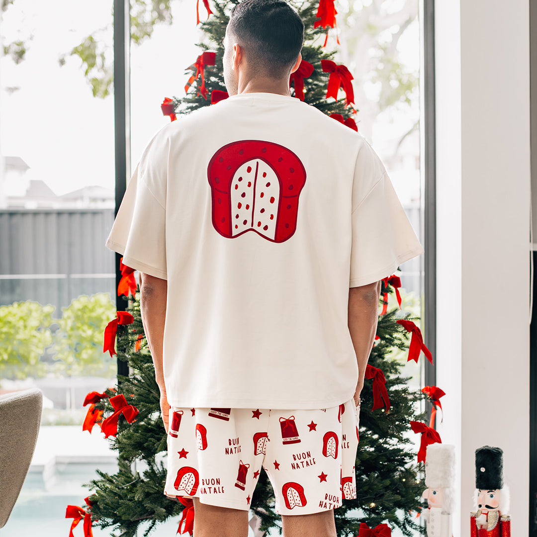 Adult Buon Natale Set - Panettone Print