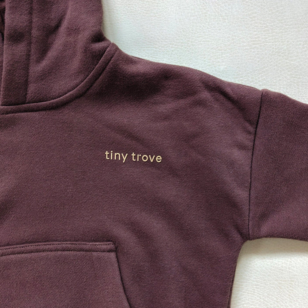 Quinn Hoodie Tracksuit - Cocoa/Cream