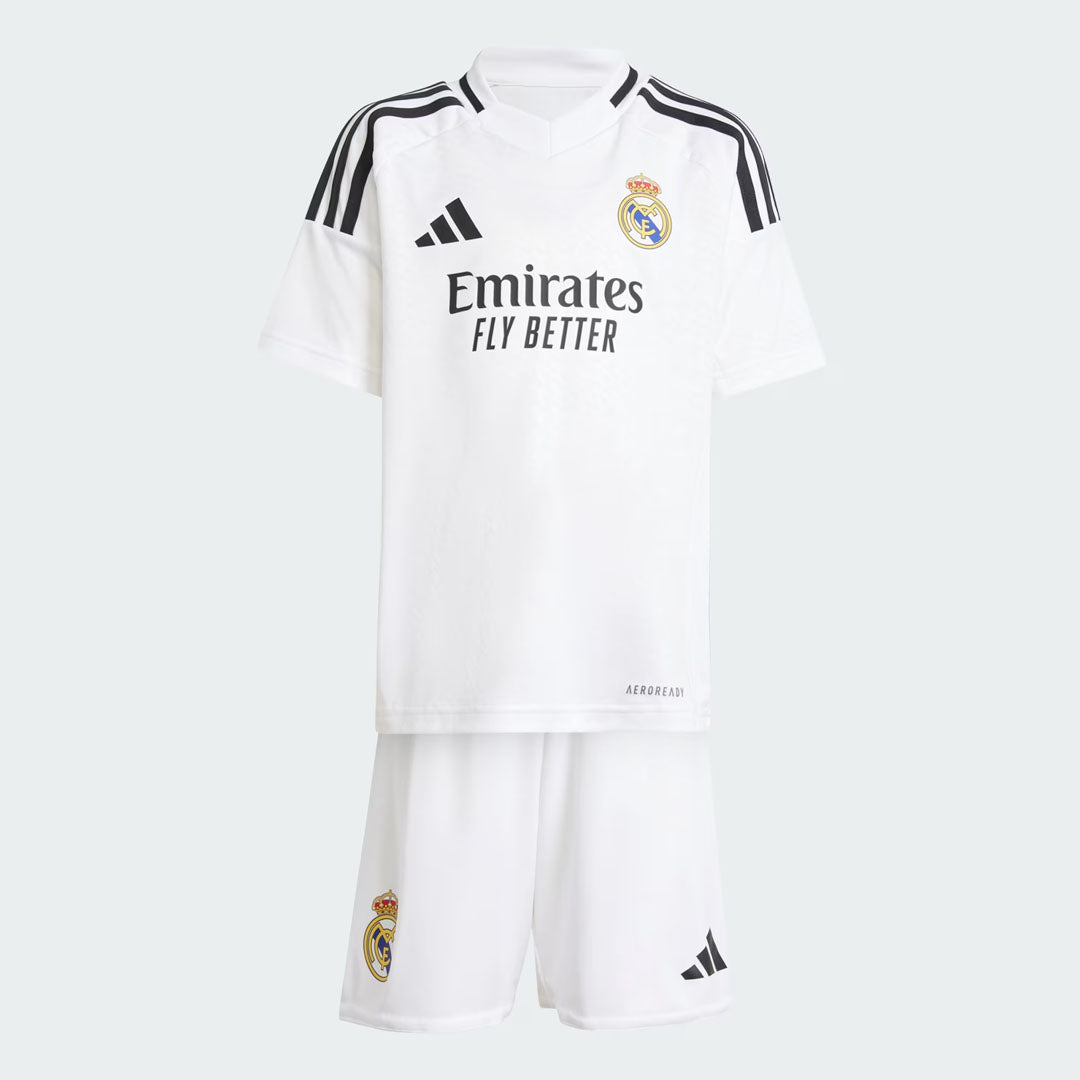 adidas Real Madrid 24/25 Home Mini Kit - White