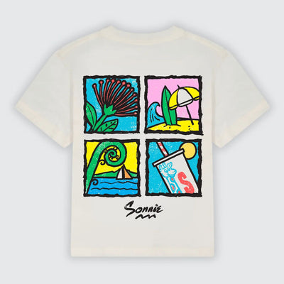 Retro Summer Tee - Off White