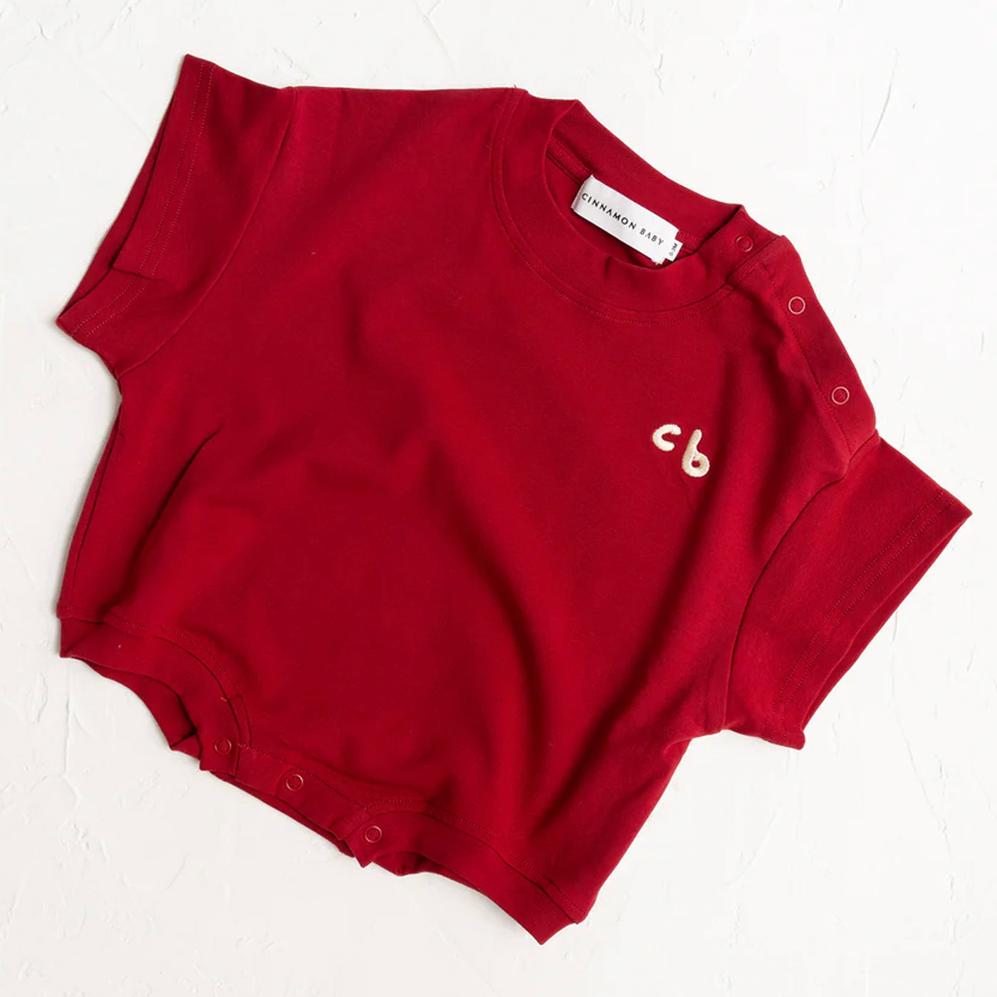 CB T-Shirt Romper - Red