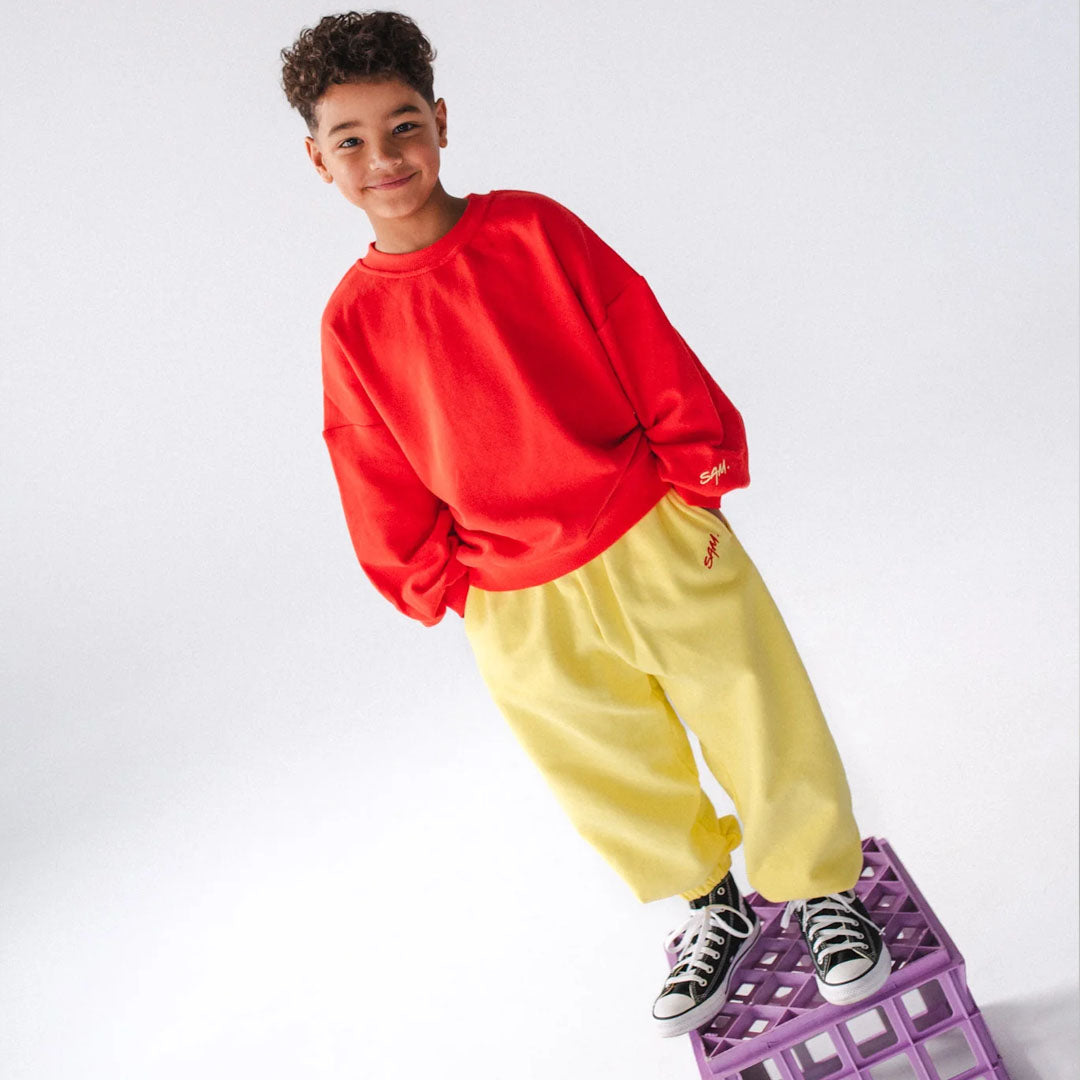 The Sam Sweatpant - Lemon – Tim & Gerry's Kids Boutique