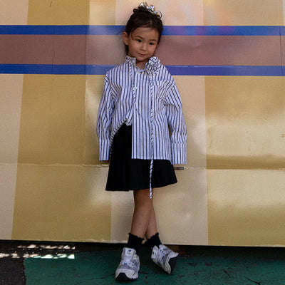 Rossette Shirt  - Black Stripe