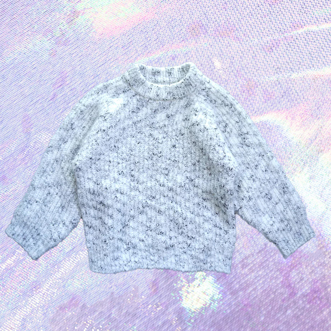 Herringbone Jumper - Grey