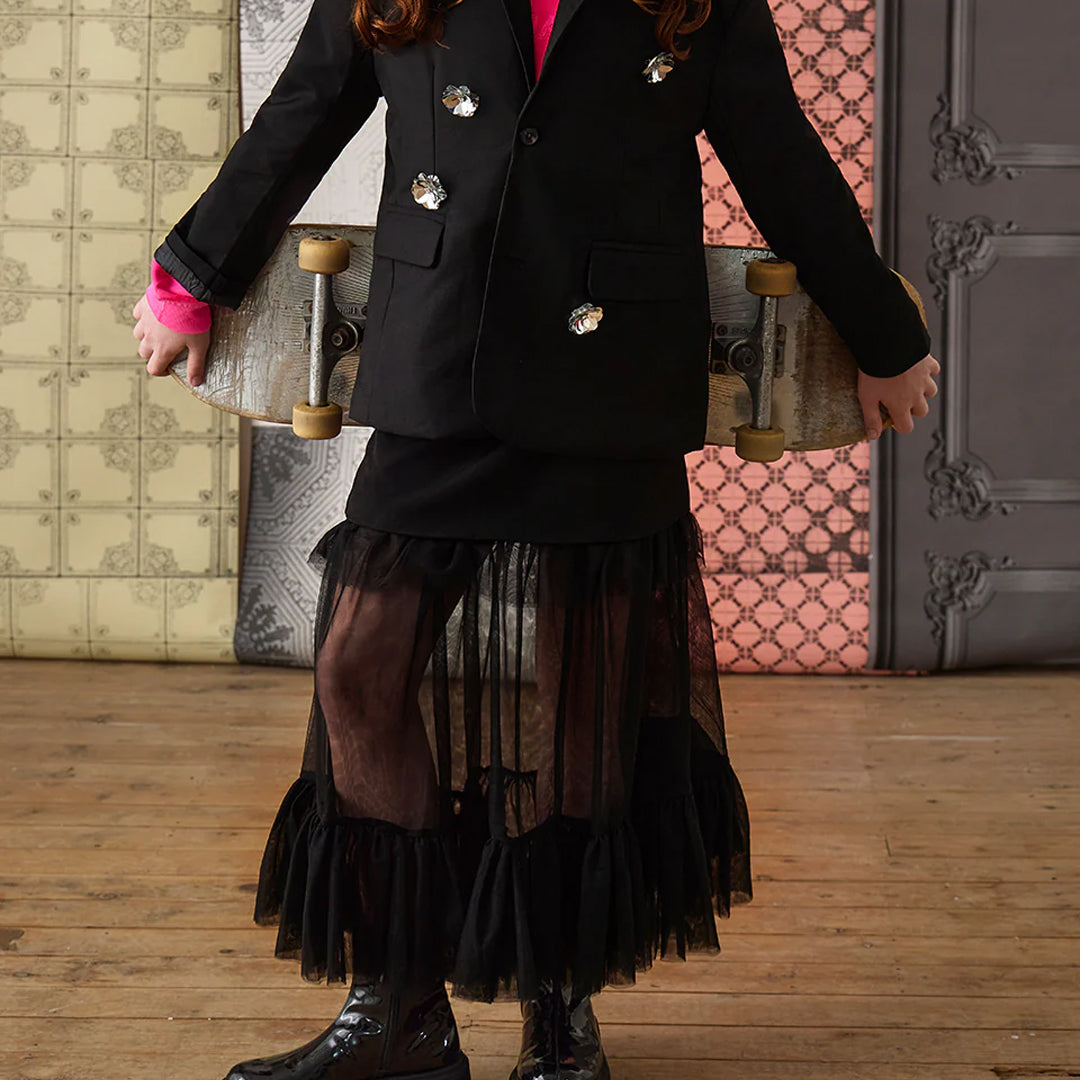 Mini Maxi Skirt - Black