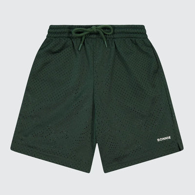 Baggy Basketball Shorts - Forest Green
