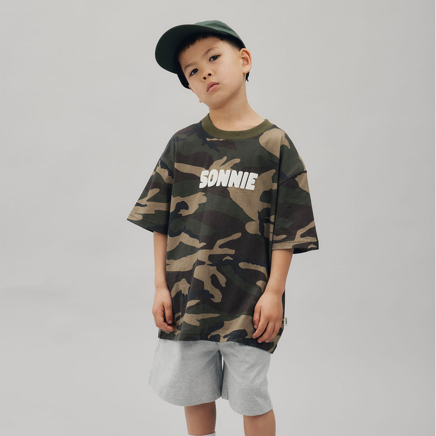 Puff Print Logo Tee - Camo