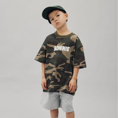 Puff Print Logo Tee - Camo