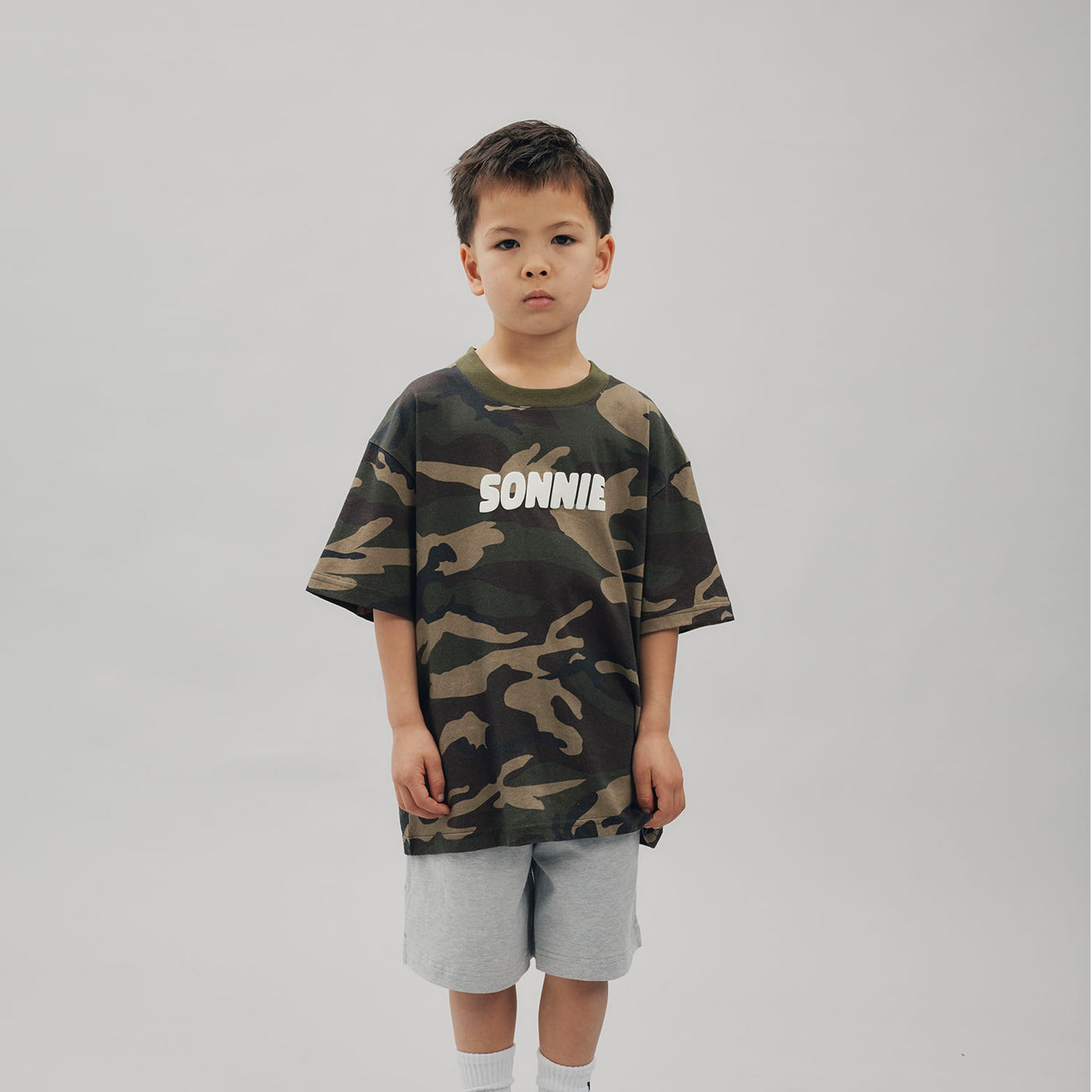 Puff Print Logo Tee - Camo