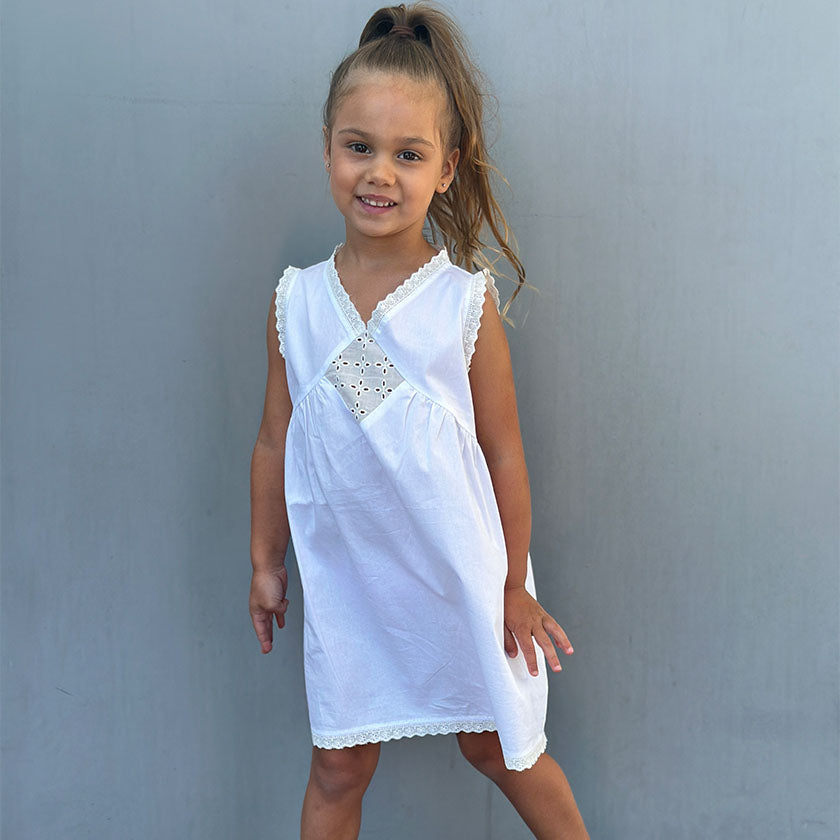 The Sophia Dress - White