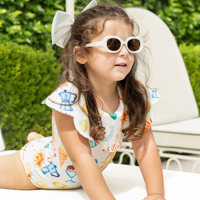 Mare Girls Swimsuit - Multi Print