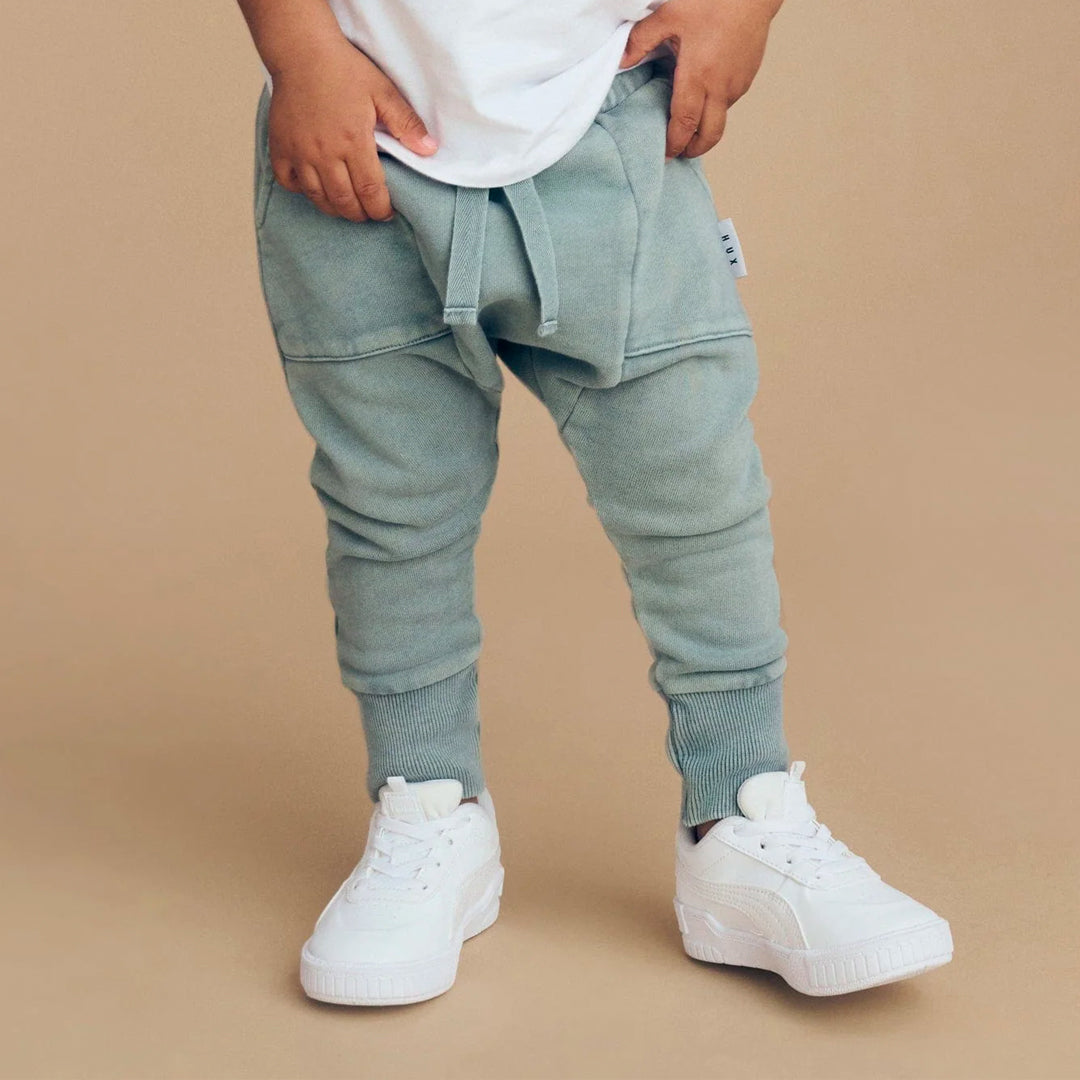 Pocket Drop Crotch Pant - Vintage Slate