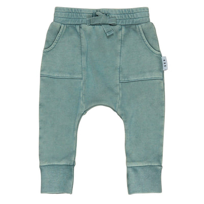Pocket Drop Crotch Pant - Vintage Slate