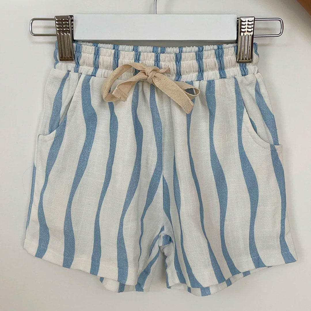 Costa Wave Shorts - Blue/White
