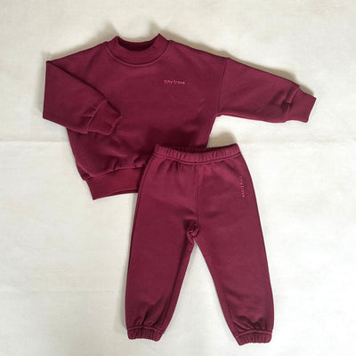 Woodie Logo Tracksuit - Wine